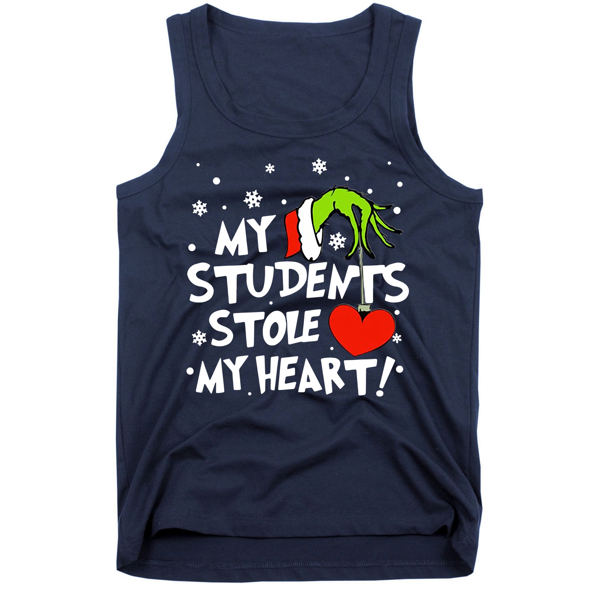 My Students Stole My Heart Christmas Tank Top