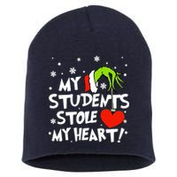 My Students Stole My Heart Christmas Short Acrylic Beanie