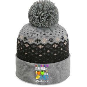 My Students Survived 100 Days Of Me Teacher Life Gift The Baniff Cuffed Pom Beanie