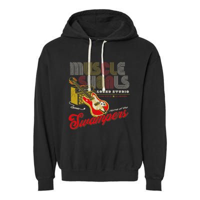 Muscle Shoals Sound Guitar Music Lovers Garment-Dyed Fleece Hoodie