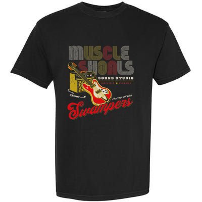 Muscle Shoals Sound Guitar Music Lovers Garment-Dyed Heavyweight T-Shirt