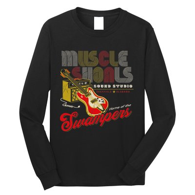 Muscle Shoals Sound Guitar Music Lovers Long Sleeve Shirt