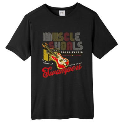 Muscle Shoals Sound Guitar Music Lovers Tall Fusion ChromaSoft Performance T-Shirt