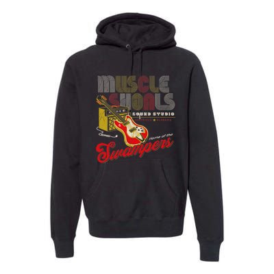 Muscle Shoals Sound Guitar Music Lovers Premium Hoodie