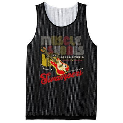 Muscle Shoals Sound Guitar Music Lovers Mesh Reversible Basketball Jersey Tank