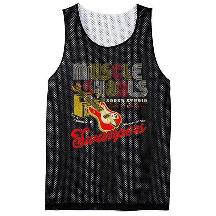 Muscle Shoals Sound Guitar Music Lovers Mesh Reversible Basketball Jersey Tank