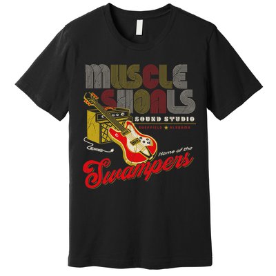 Muscle Shoals Sound Guitar Music Lovers Premium T-Shirt