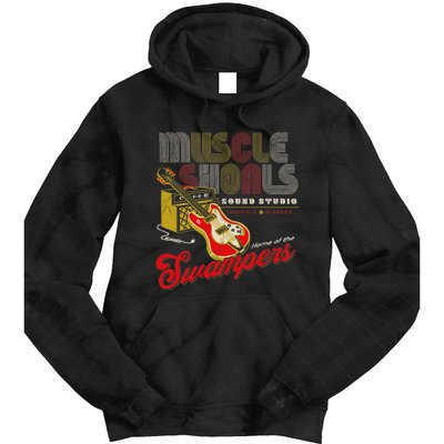 Muscle Shoals Sound Guitar Music Lovers Tie Dye Hoodie