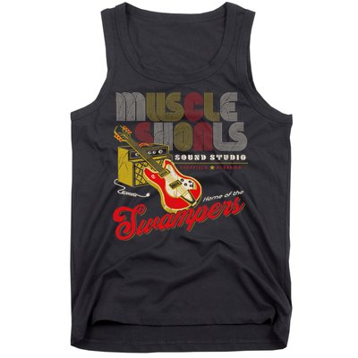 Muscle Shoals Sound Guitar Music Lovers Tank Top