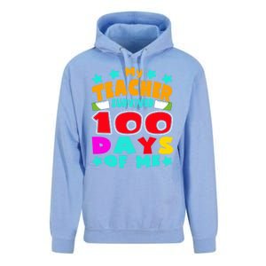 My Students Survived 100 Days Of Me Teacher Student Funny Gift Unisex Surf Hoodie