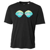 Mermaid Sea Shell Bra Birthday Costume  Cooling Performance Crew T-Shirt