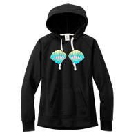 Mermaid Sea Shell Bra Birthday Costume  Women's Fleece Hoodie