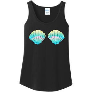 Mermaid Sea Shell Bra Birthday Costume  Ladies Essential Tank