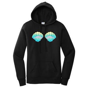 Mermaid Sea Shell Bra Birthday Costume  Women's Pullover Hoodie