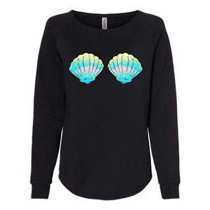 Mermaid Sea Shell Bra Birthday Costume  Womens California Wash Sweatshirt