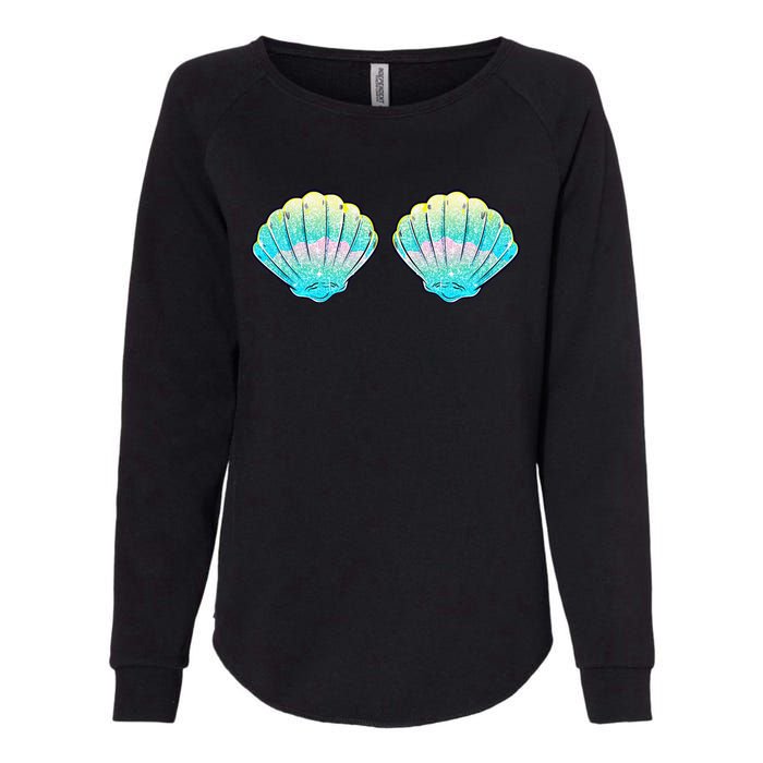 Mermaid Sea Shell Bra Birthday Costume  Womens California Wash Sweatshirt