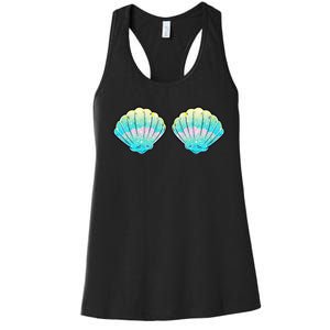 Mermaid Sea Shell Bra Birthday Costume  Women's Racerback Tank