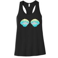 Mermaid Sea Shell Bra Birthday Costume  Women's Racerback Tank