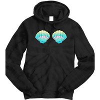 Mermaid Sea Shell Bra Birthday Costume  Tie Dye Hoodie