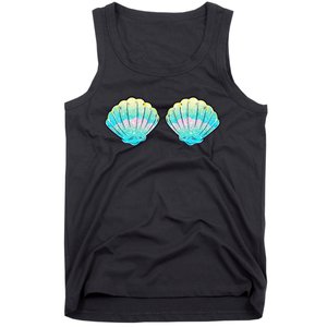 Mermaid Sea Shell Bra Birthday Costume  Tank Top