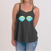 Mermaid Sea Shell Bra Birthday Costume  Women's Strappy Tank