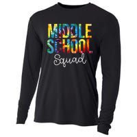 Middle School Squad Tie Dye Appreciation Day Back To School Cooling Performance Long Sleeve Crew