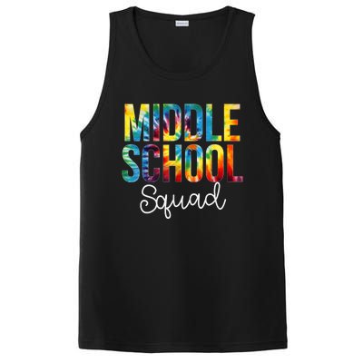 Middle School Squad Tie Dye Appreciation Day Back To School PosiCharge Competitor Tank