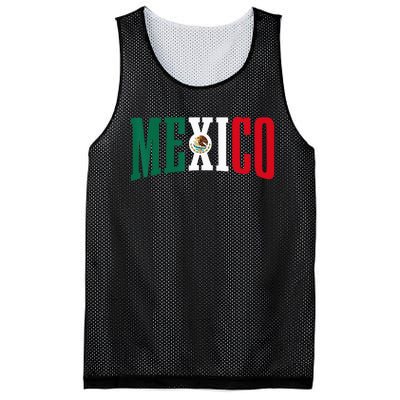 Mexico Sports Style Retro Mexican Flag Pride Mesh Reversible Basketball Jersey Tank