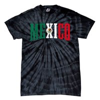 Mexico Sports Style Retro Mexican Flag Pride Tie-Dye T-Shirt