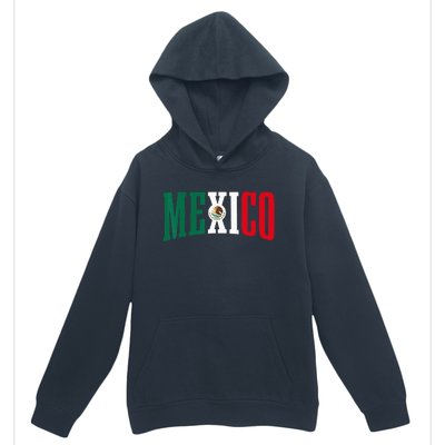 Mexico Sports Style Retro Mexican Flag Pride Urban Pullover Hoodie