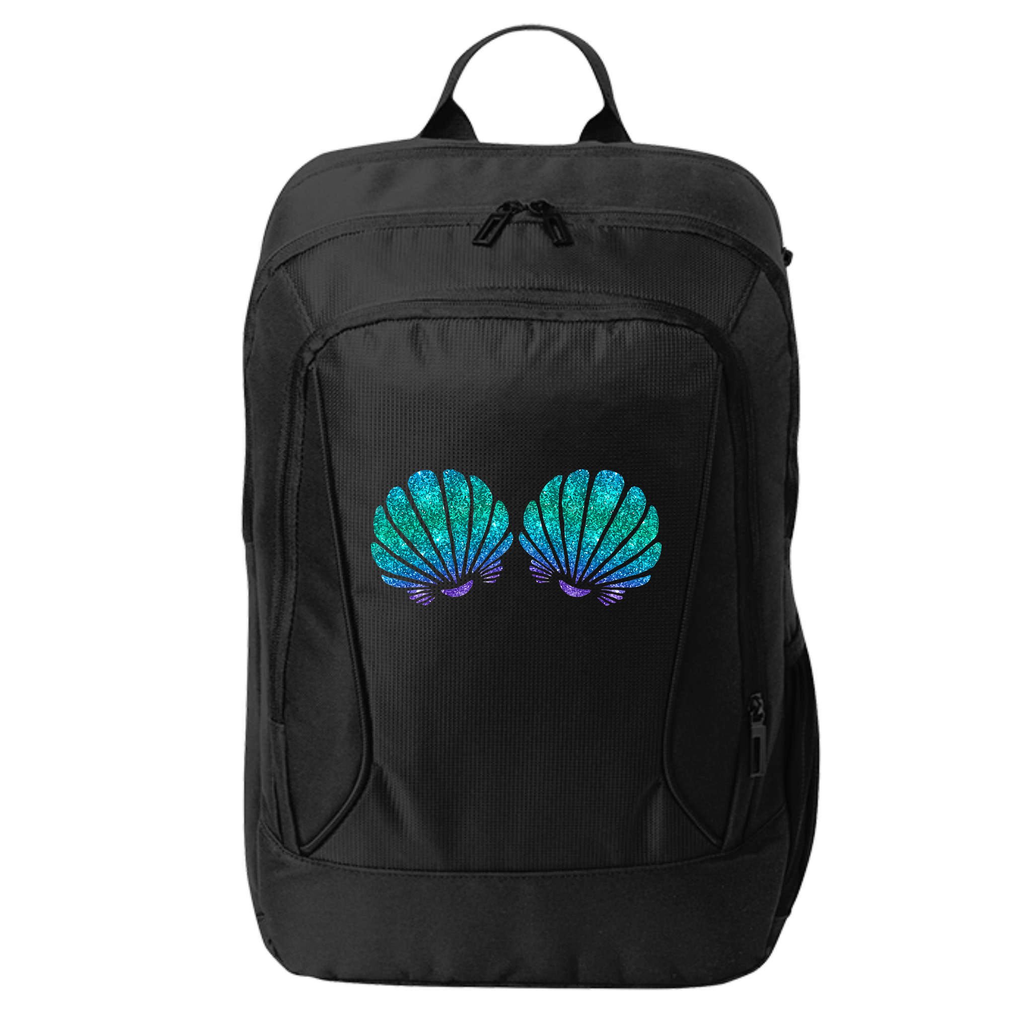 Mermaid Sea Shell Bra Costume City Backpack