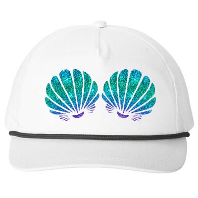 Mermaid Sea Shell Bra Costume Snapback Five-Panel Rope Hat