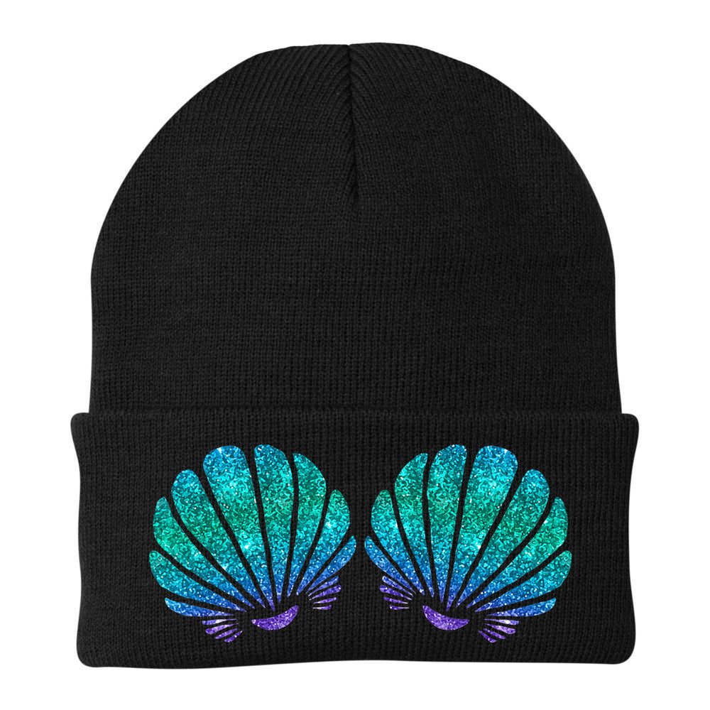 Mermaid Sea Shell Bra Costume Beanie