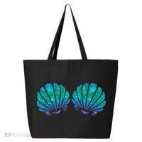Mermaid Sea Shell Bra Costume 25L Jumbo Tote