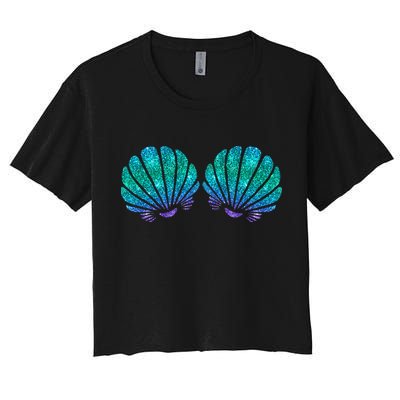 Mermaid Sea Shell Bra Costume Crop Top