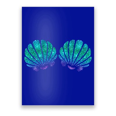 Mermaid Sea Shell Bra Costume Poster