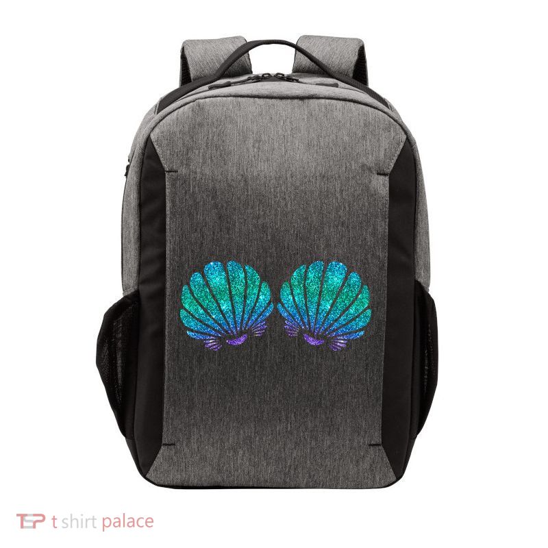 Mermaid Sea Shell Bra Costume Vector Backpack