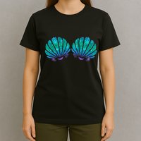 Mermaid Sea Shell Bra Costume T-Shirt