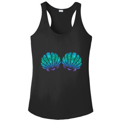 Mermaid Sea Shell Bra Costume Ladies PosiCharge Competitor Racerback Tank