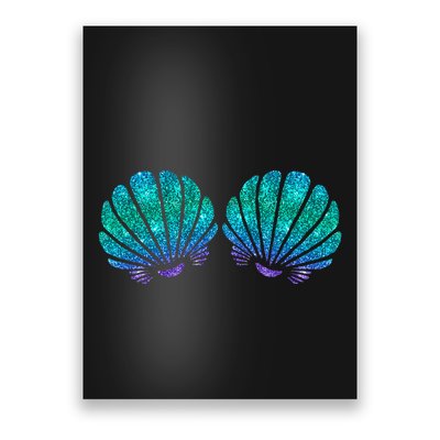 Mermaid Sea Shell Bra Costume Poster