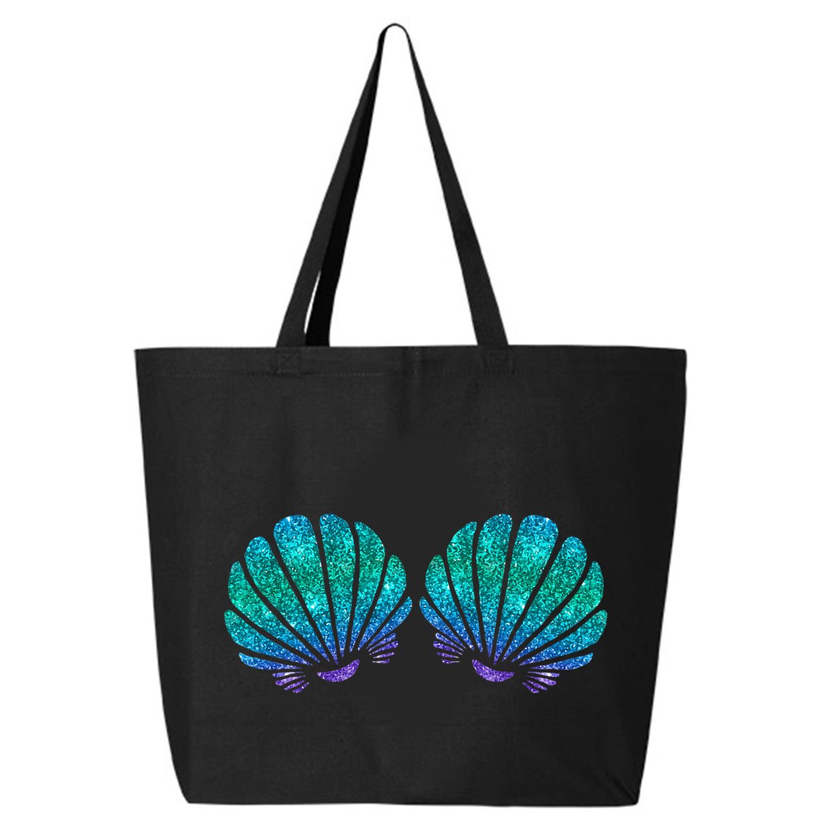 Mermaid Sea Shell Bra Costume 25L Jumbo Tote