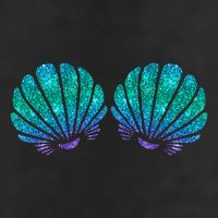 Mermaid Sea Shell Bra Costume 25L Jumbo Tote
