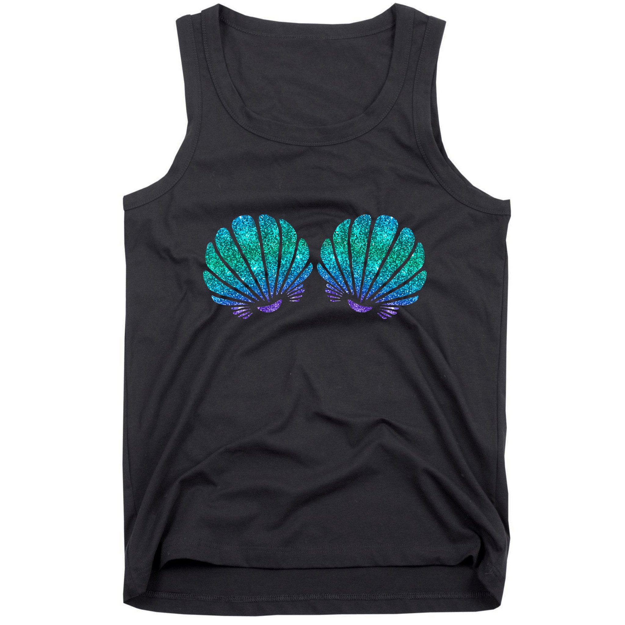 Mermaid Sea Shell Bra Costume Tank Top