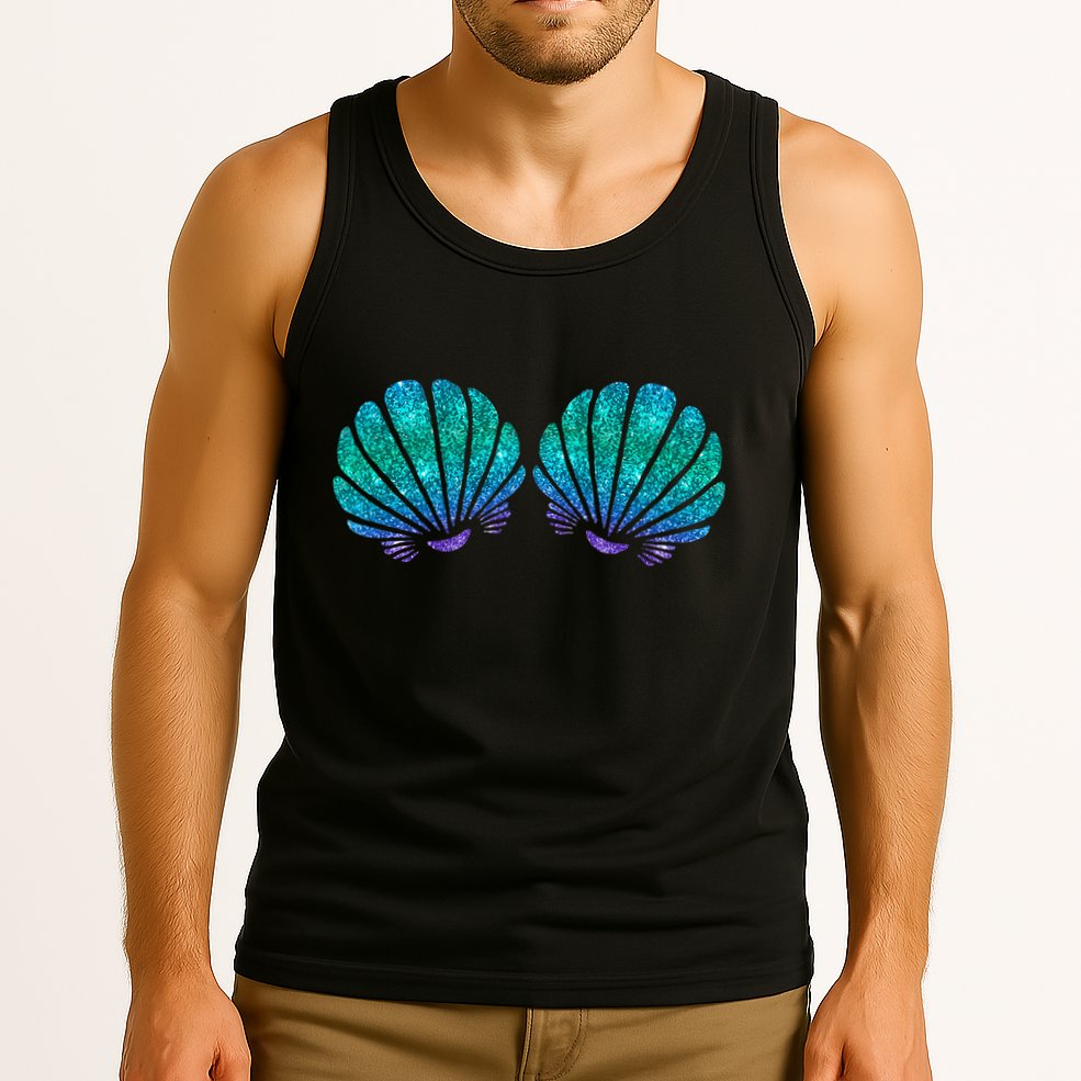 Mermaid Sea Shell Bra Costume Tank Top