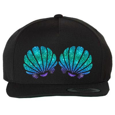 Mermaid Sea Shell Bra Costume Wool Snapback Cap