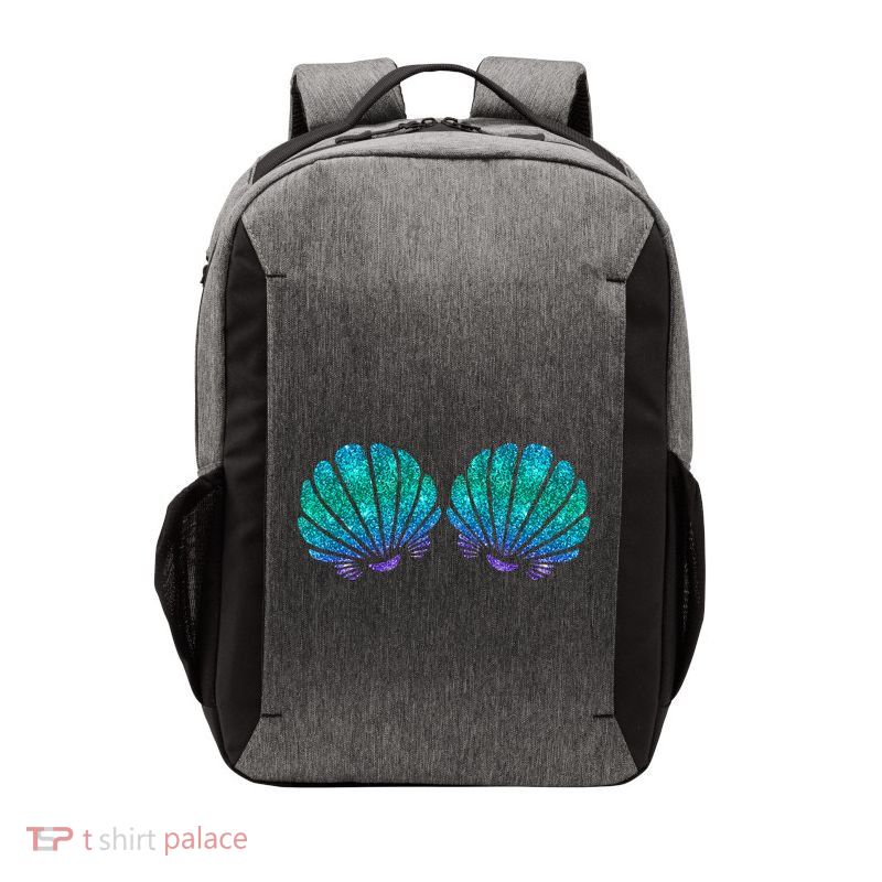 Mermaid Sea Shell Bra Costume Vector Backpack