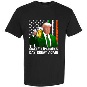 Make Saint St Patricks Day Great Again Funny Trump Garment-Dyed Heavyweight T-Shirt