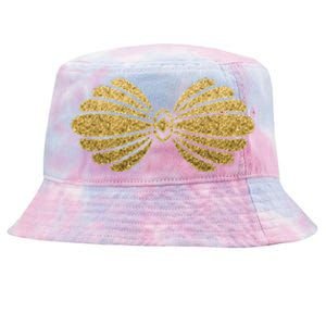 Mermaid Sea Shell Costume Shell Bra Bikini Boobs Bra Tie-Dyed Bucket Hat