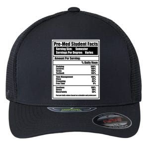 Med School Student Facts Medical Doctor Graduation Graphic Gift Flexfit Unipanel Trucker Cap