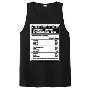 Med School Student Facts Medical Doctor Graduation Graphic Gift PosiCharge Competitor Tank